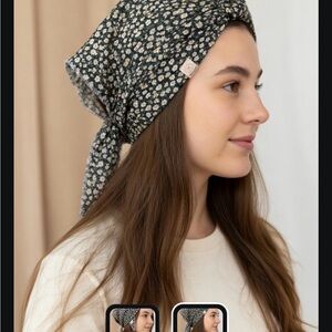 Brand new – Boho ditsy daisy floral bandana headscarf